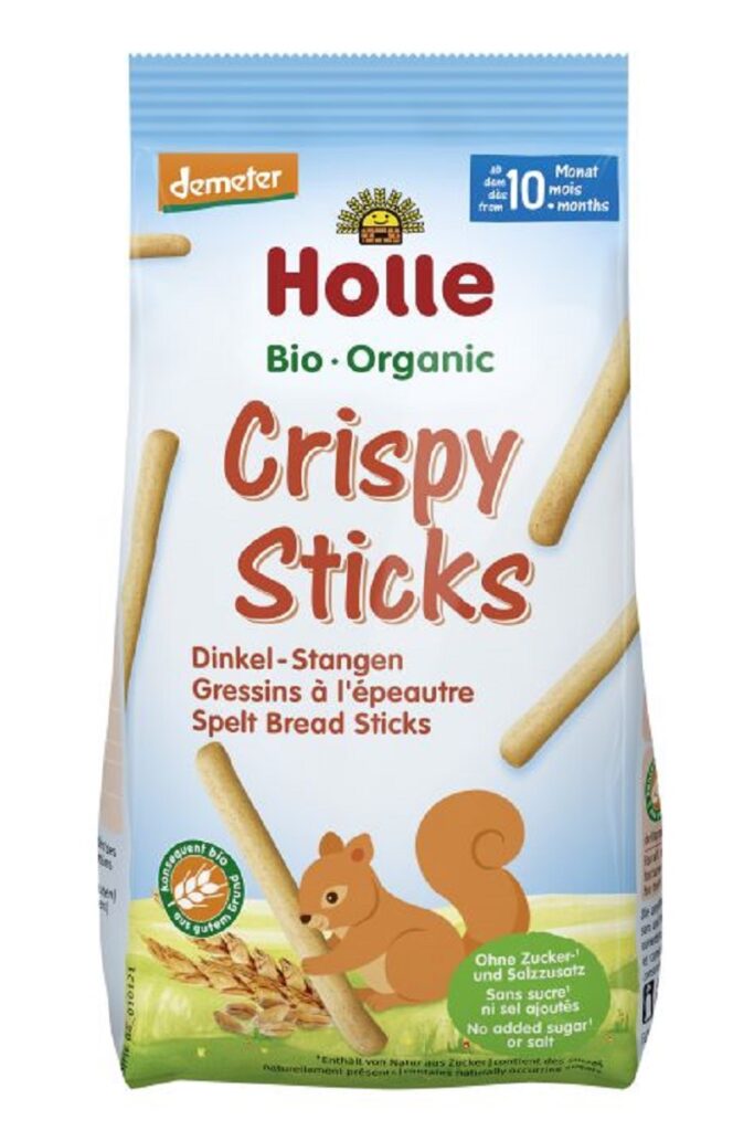 PALUSZKI CHLEBOWE ORKISZOWE OD 10 MIESIĄCA DEMETER BIO 80 g – HOLLE