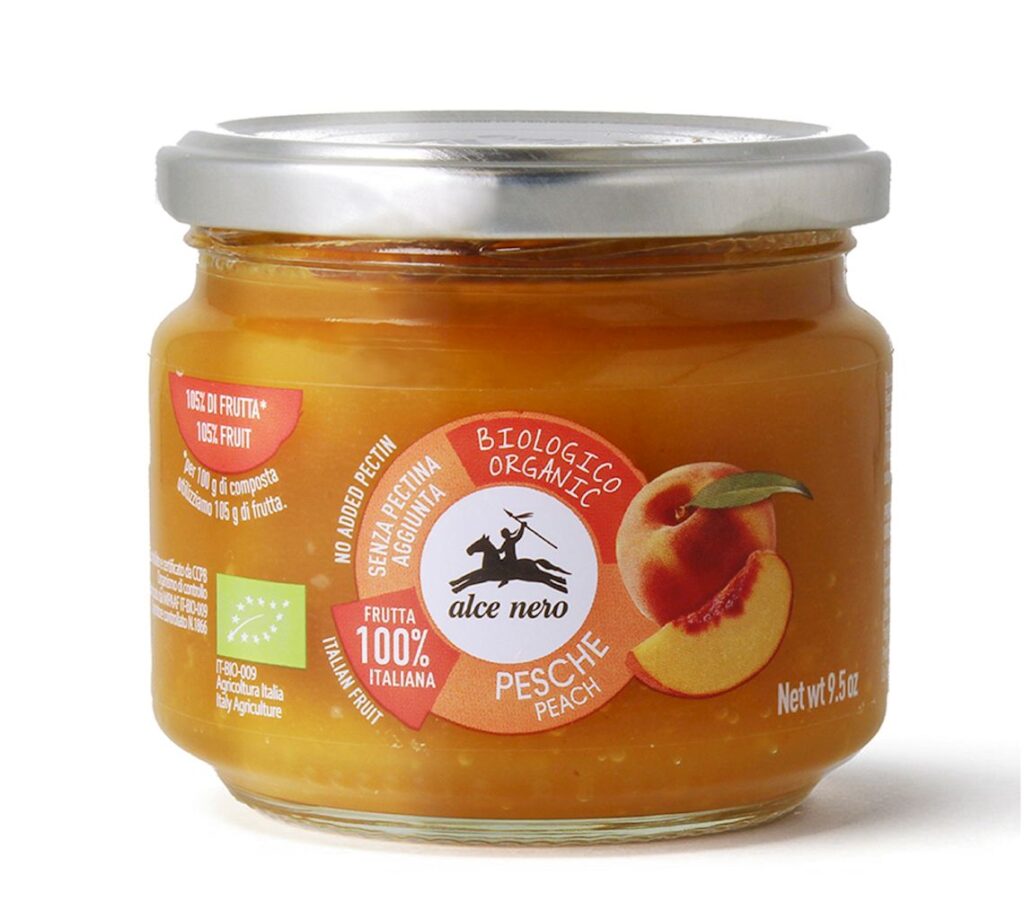 MUS BRZOSKWINIOWY BIO 270 g – ALCE NERO