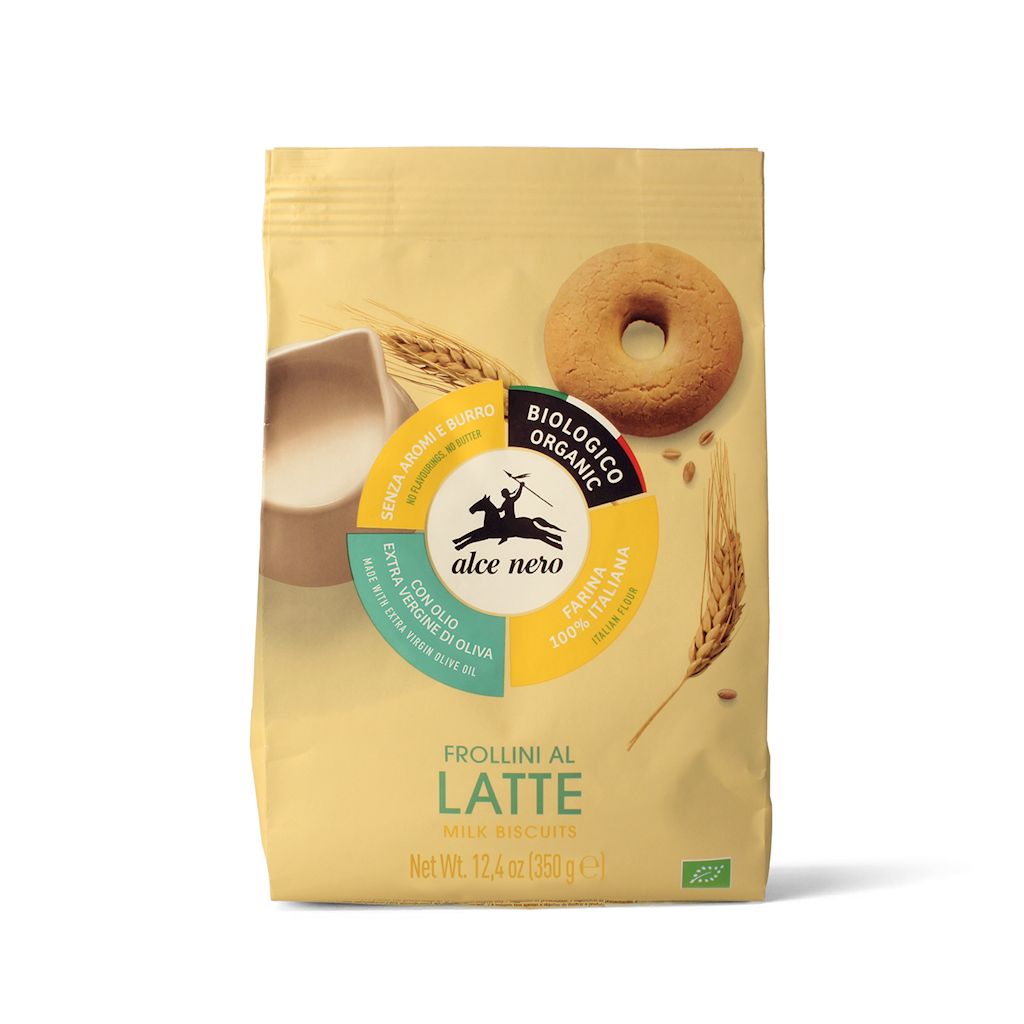CIASTKA MLECZNE BIO 350 g – ALCE NERO