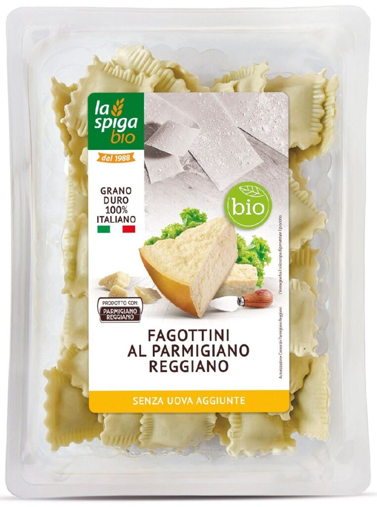 FAGOTTINI ŚWIEŻE Z PARMEZANEM BIO 250 g – LA SPIGA