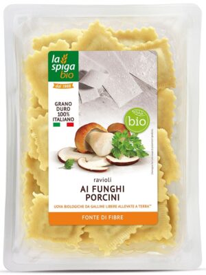 RAVIOLI ŚWIEŻE Z JAJKIEM I BOROWIKAMI BIO 250 g - LA SPIGA