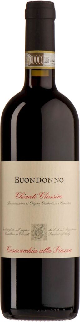 WINO BUONDONNO CHIANTI CLASSICO CASAVECCHIA ALLA PIAZZA CZERWONE WYTRAWNE BIO 0,75 L (WŁOCHY)