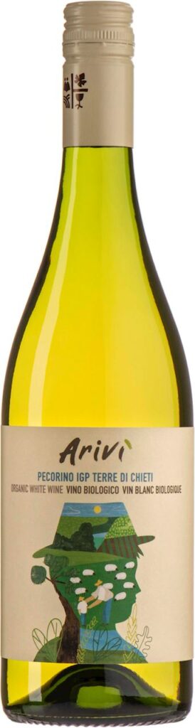 WINO ARIVI’ PECORINO BIAŁE WYTRAWNE BIO 0,75 L (WŁOCHY)