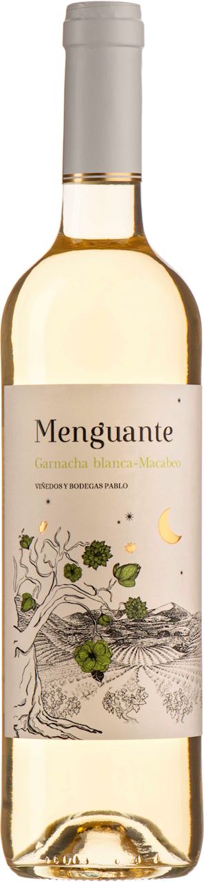WINO MENGUANTE GARNACHA BLANCA-MACABEO BIAŁE WYTRAWNE BIO 0,75 L (HISZPANIA)