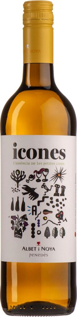WINO ICONES BLANC ALBET I NOYA BIAŁE WYTRAWNE BIO 0,75 L (HISZPANIA)