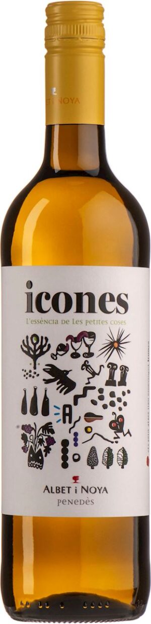 WINO ICONES BLANC ALBET I NOYA BIAŁE WYTRAWNE BIO 0,75 L (HISZPANIA)
