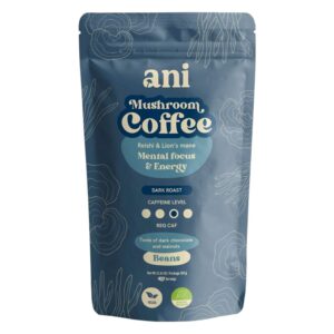 KAWA ZIARNISTA ARABICA Z REISHI I LION'S MANE BIO 350 g - ANI