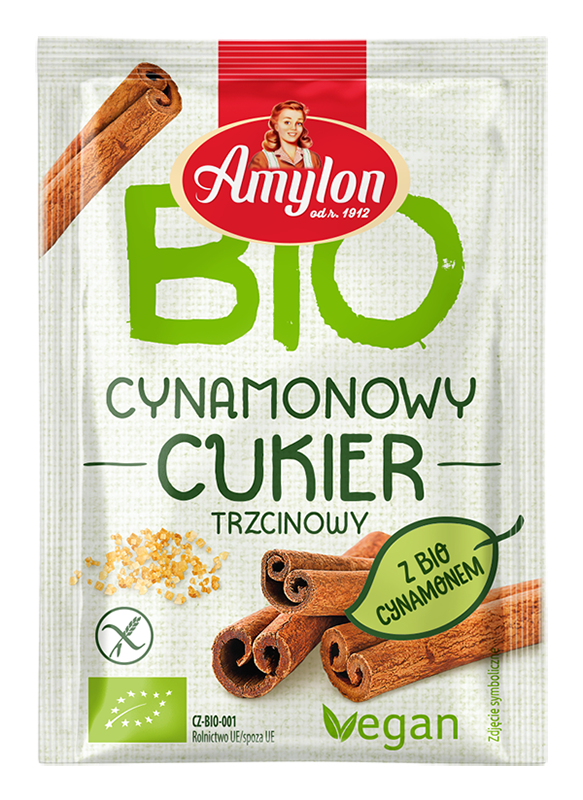 CUKIER CYNAMONOWY BEZGLUTENOWY BIO 20 g – AMYLON