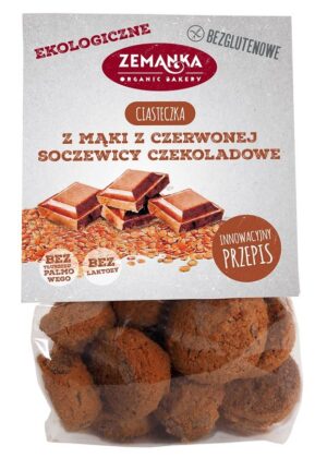 CIASTKA SOCZEWICOWE CZEKOLADOWE BEZGLUTENOWE BIO 100 g - ZEMANKA