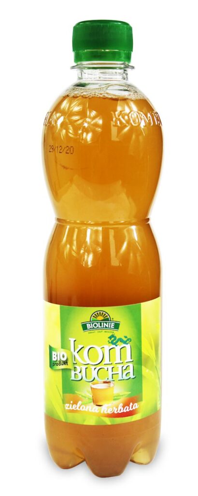 KOMBUCHA HERBATA ZIELONA BIO 500 ml – BIO LINIE
