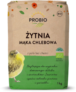 MĄKA ŻYTNIA CHLEBOWA TYP 720 BIO 1 kg - PROBIO