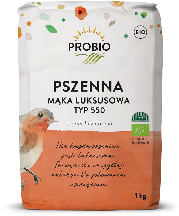 MĄKA PSZENNA LUKSUSOWA TYP 550 BIO 1 kg – PROBIO