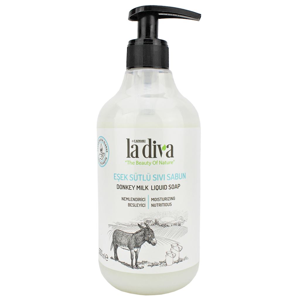 MYDŁO W PŁYNIE Z OŚLIM MLEKIEM 500 ml – LA DIVA