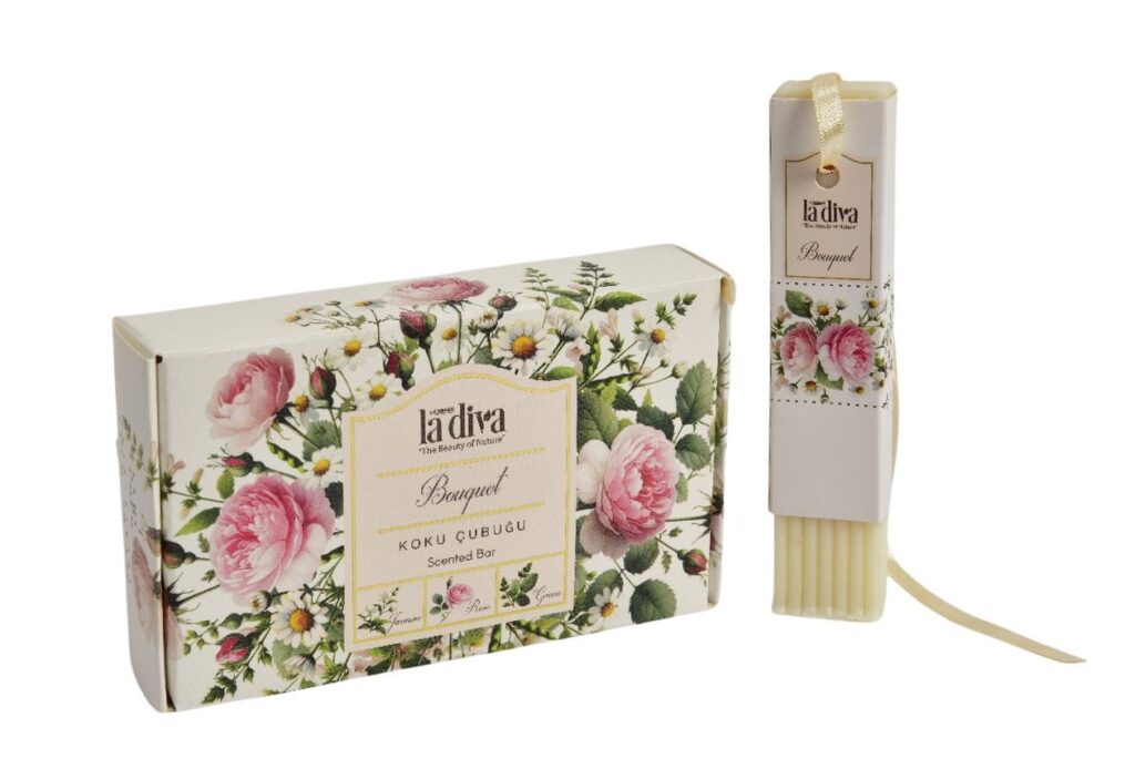 ZAWIESZKA ZAPACHOWA MYDLANA BOUQUET (3 szt) 165 g – LA DIVA