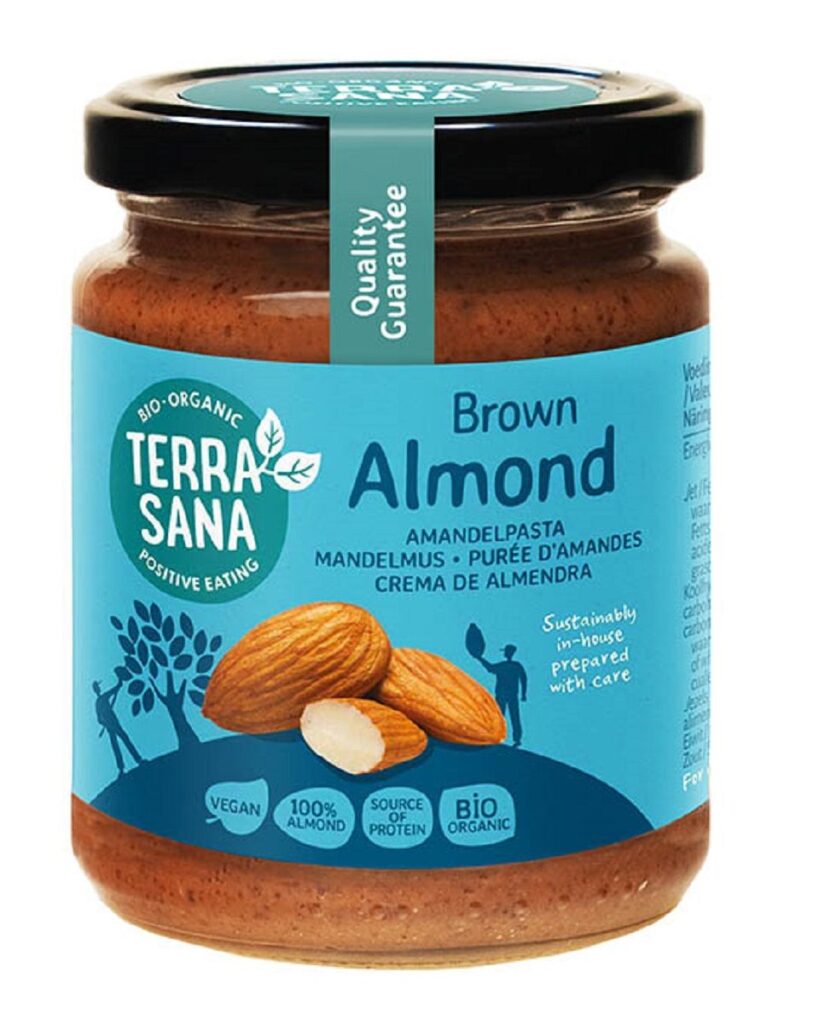 KREM Z MIGDAŁÓW PRAŻONYCH 100 % BIO 250 g – TERRASANA