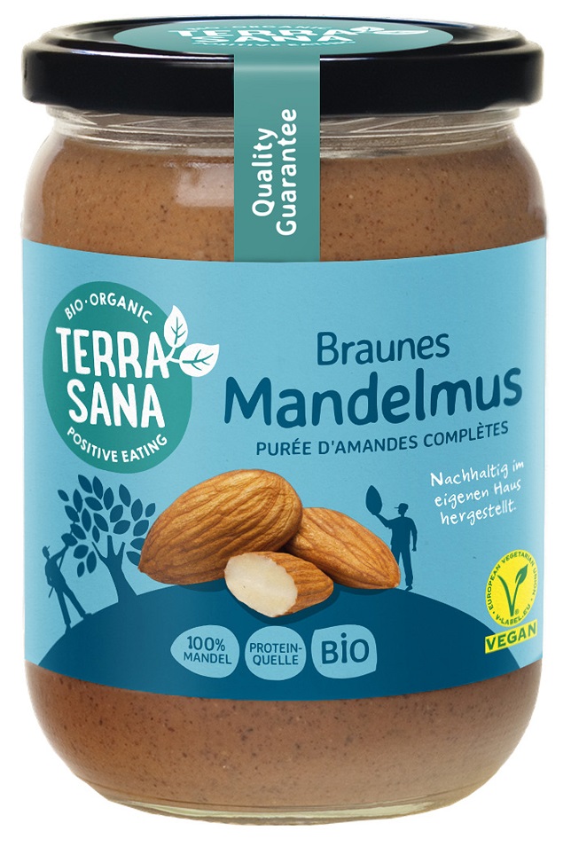 KREM Z MIGDAŁÓW PRAŻONYCH 100 % BIO 500 g – TERRASANA