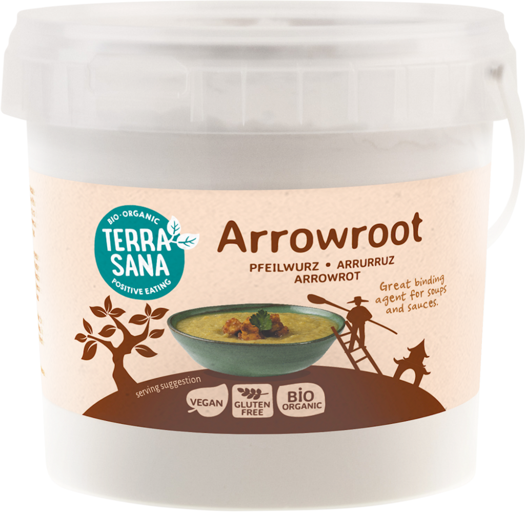 MARANTA (SKROBIA Z KORZENIA) BEZGLUTENOWA BIO 800 g – HORECA (TERRASANA)