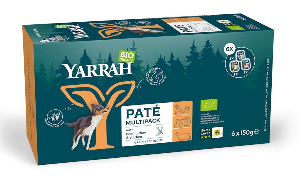 (DLA PSA) MULTIPACK PASZTET BIO (6 x 150 g) 900 g – YARRAH