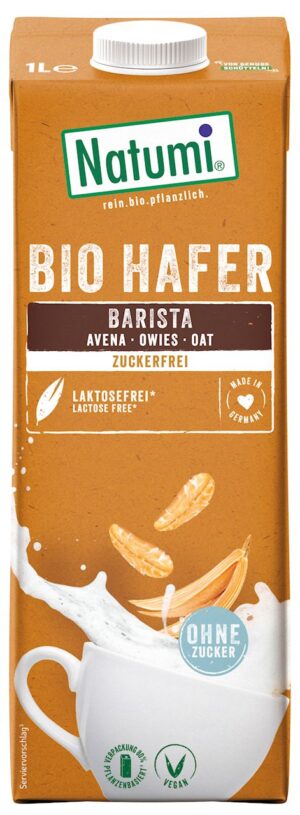 NAPÓJ OWSIANY BARISTA BEZ CUKRU BIO 1 L - NATUMI