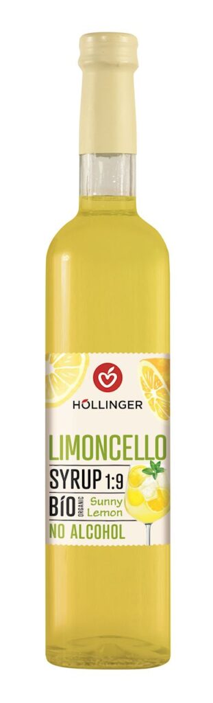 SYROP DO DRINKÓW I KOKTAJLI LIMONCELLO BIO 500 ml – HOLLINGER