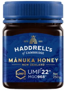 MIÓD MANUKA MGO 968+ UMF 22+ 250 g - HADDRELL'S OF CAMBRIDGE