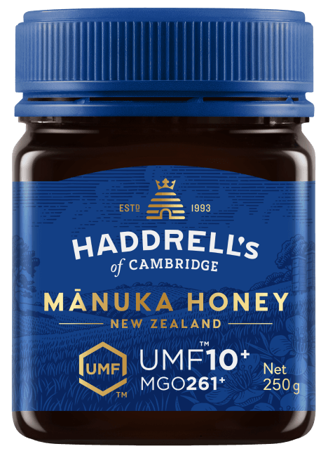 MIÓD MANUKA MGO 261+ UMF 10+ 250 g – HADDRELL’S OF CAMBRIDGE