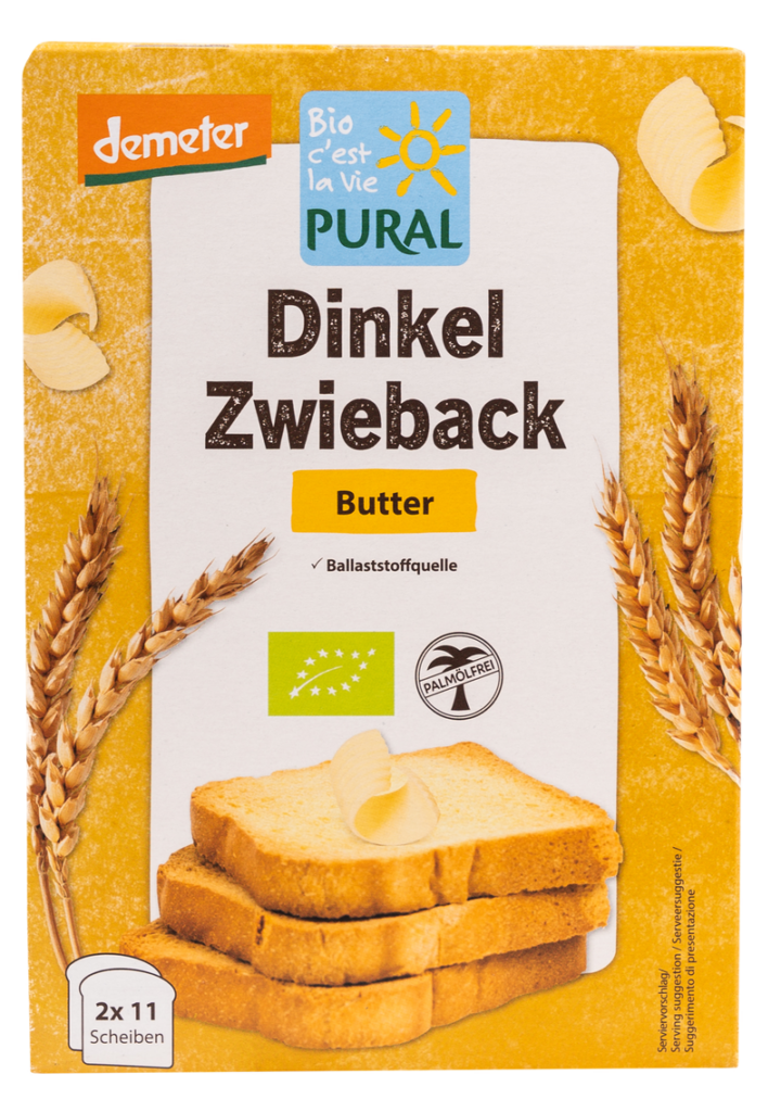 SUCHARKI ORKISZOWE MAŚLANE BIO 200 g – PURAL