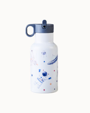 BUTELKA TERMICZNA Z DWOMA NAKRĘTKAMI DLA DZIECI ASTRONAUTA 350 ml - CHIC-MIC