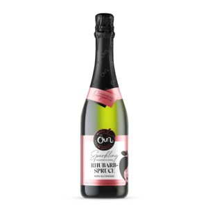 NAPÓJ BEZALKOHOLOWY RABARBAROWO - ŚWIERKOWY MUSUJĄCY BIO 750 ml - ÖUN