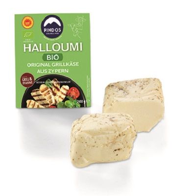 SER HALLOUMI PINDOS DO SMAŻENIA I GRILLOWANIA BIO 200 g – OMA