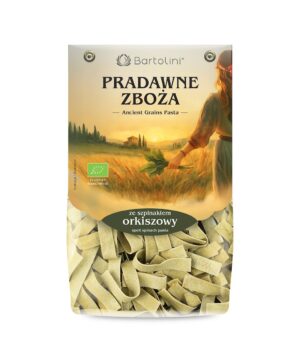 MAKARON (ORKISZOWY SZPINAKOWY) WSTĄŻKI BIO 250 g - BARTOLINI (PRADAWNE ZBOŻA)
