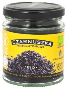 CZARNUSZKA BEZGLUTENOWA BIO 100 g - PIĘĆ PRZEMIAN