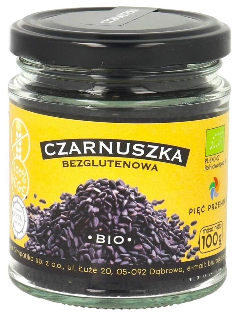 CZARNUSZKA BEZGLUTENOWA BIO 100 g – PIĘĆ PRZEMIAN