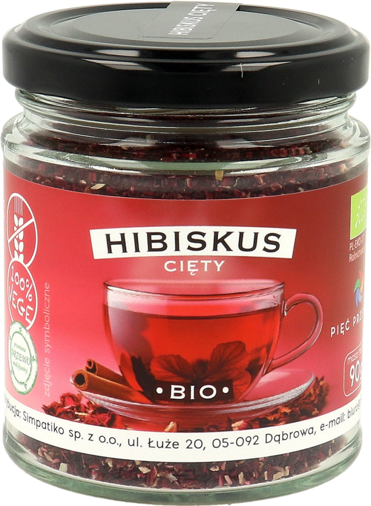 HIBISKUS BEZGLUTENOWY BIO 90 g – PIĘĆ PRZEMIAN