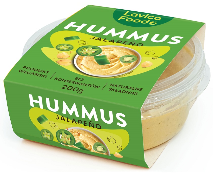 przecena HUMMUS JALAPENO 200 g – LAVICA FOOD