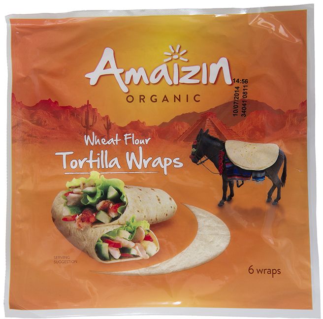 przecena TORTILLA WRAPS BIO 240 g – AMAIZIN