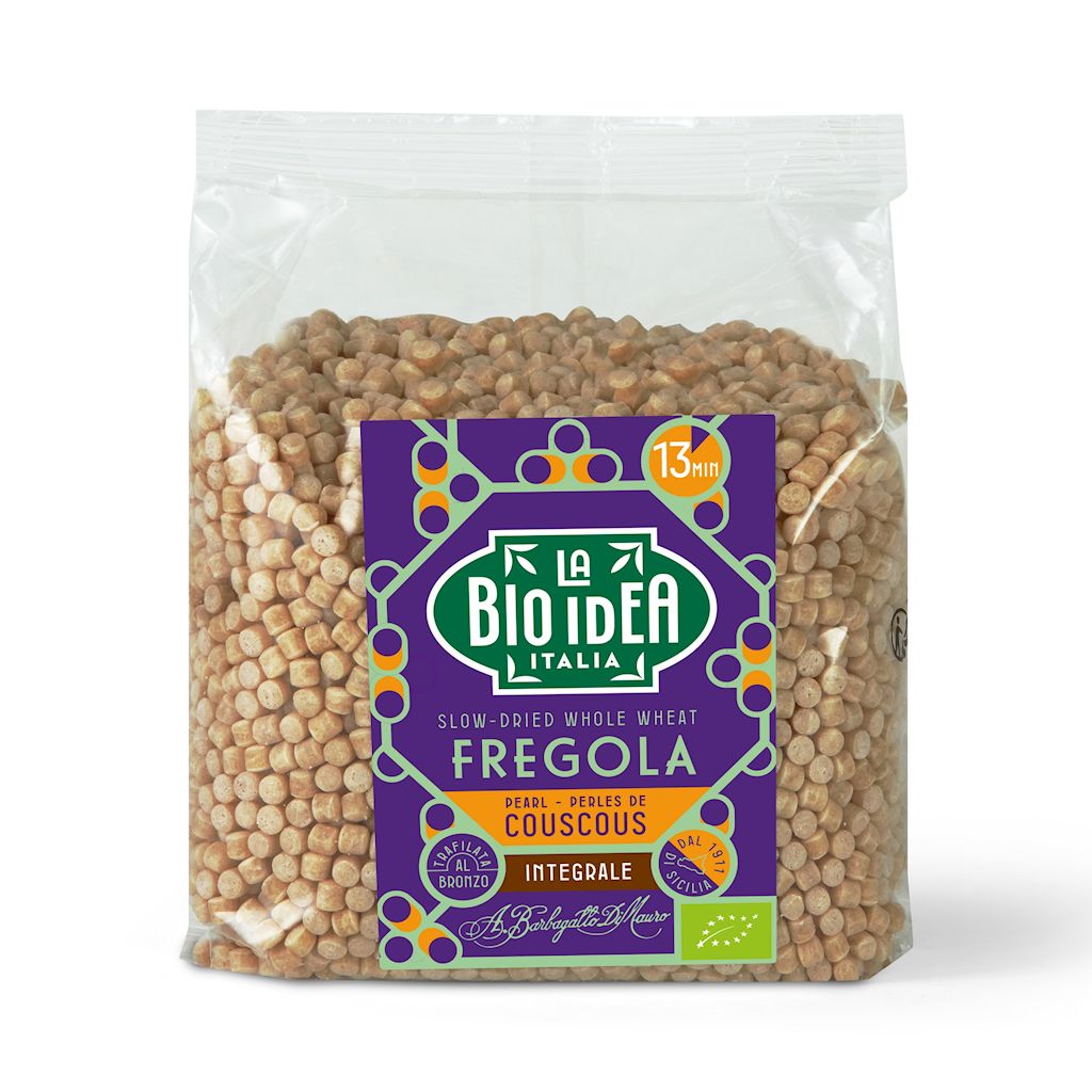 KASZA KUSKUS PERŁOWY RAZOWY FREGOLA BIO 400 g – LA BIO IDEA