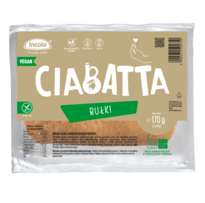 BUŁKI CIABATTA BEZGLUTENOWE (2 szt.) 170 g - INCOLA