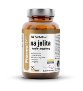 KAPSUŁKI NA JELITA I KOMFORT TRAWIENNY BEZGLUTENOWE 60 szt. - PHARMOVIT (HERBALLINE)