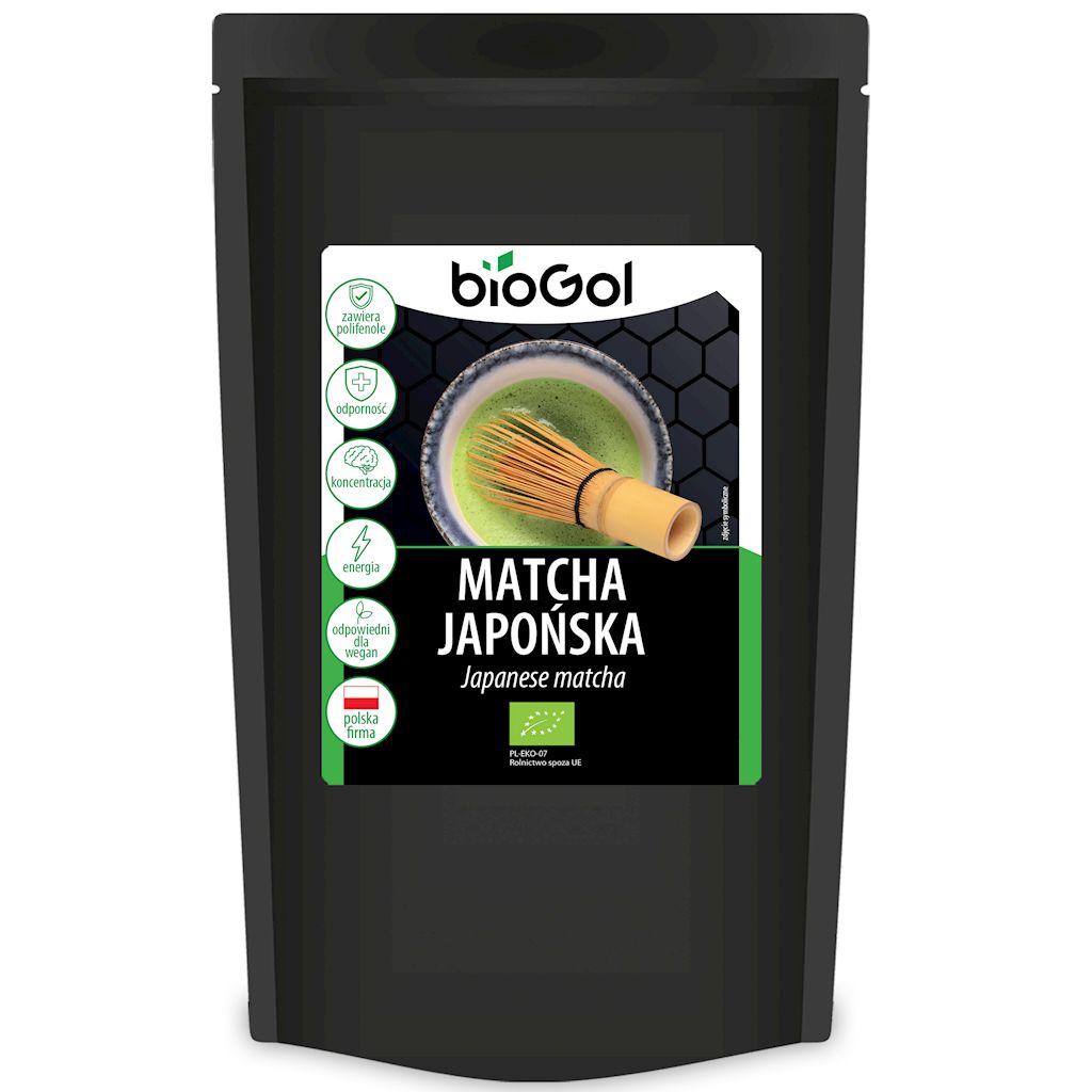 HERBATA ZIELONA MATCHA BIO (JAPOŃSKA) 100 g – BIOGOL