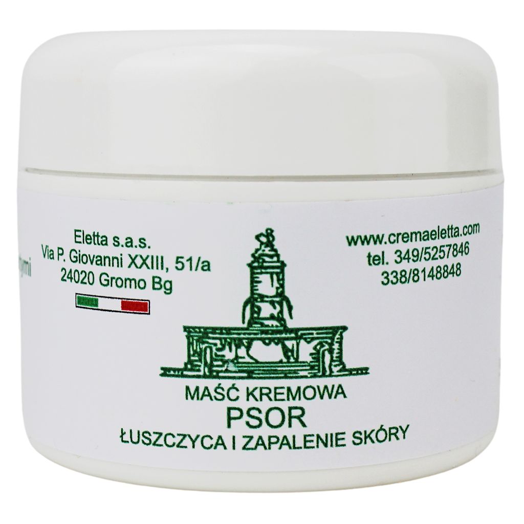 MAŚĆ KREMOWA PSOR NA ŁUSZCZYCĘ I ZAPALENIE SKÓRY 50 ml – ELETTA