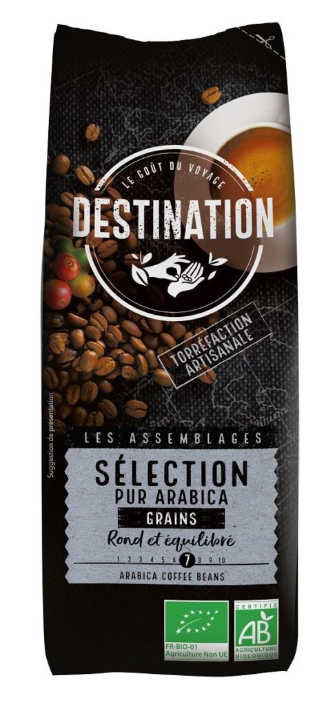 KAWA ZIARNISTA ARABICA 100 % SELECTION BIO 250 g – DESTINATION