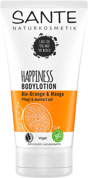 BALSAM DO CIAŁA ORZEŹWIAJĄCO - REGENERUJĄCY POMARAŃCZA I MANGO ECO 150 ml - SANTE