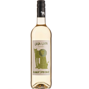 WINO BIAŁE PÓŁSŁODKIE BIO 0,75 L (HISZPANIA) - CASA LEON