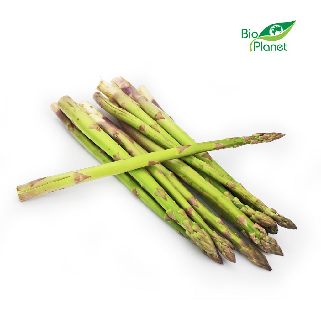 OPAKOWANIE ZBIORCZE (szt) – SZPARAGI ZIELONE ŚWIEŻE BIO (około 12 pęczków)