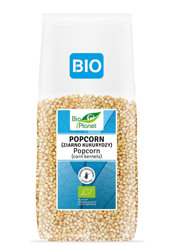 POPCORN (ZIARNO KUKURYDZY) BIO 1 kg – BIO PLANET