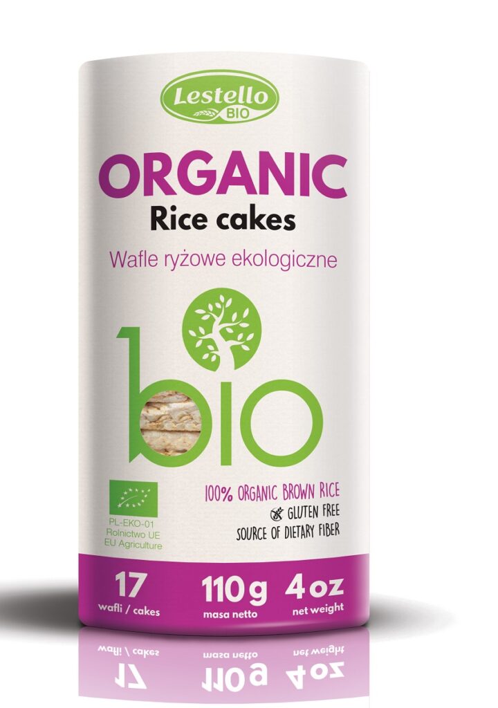 WAFLE RYŻOWE BEZGLUTENOWE BIO 110 g – LESTELLO