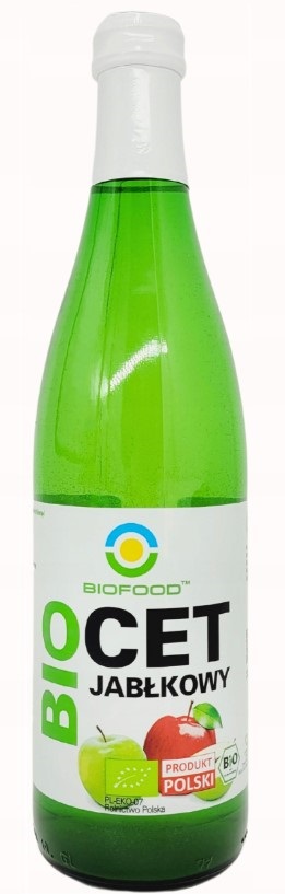 OCET JABŁKOWY 5 % NIEFILTROWANY BIO 500 ml – BIOFOOD