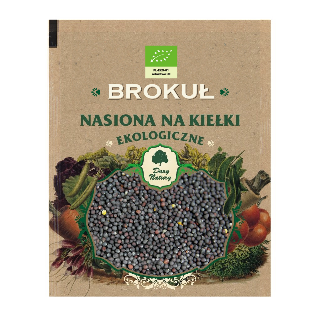 NASIONA BROKUŁU BIO NA KIEŁKI 30 g – DARY NATURY