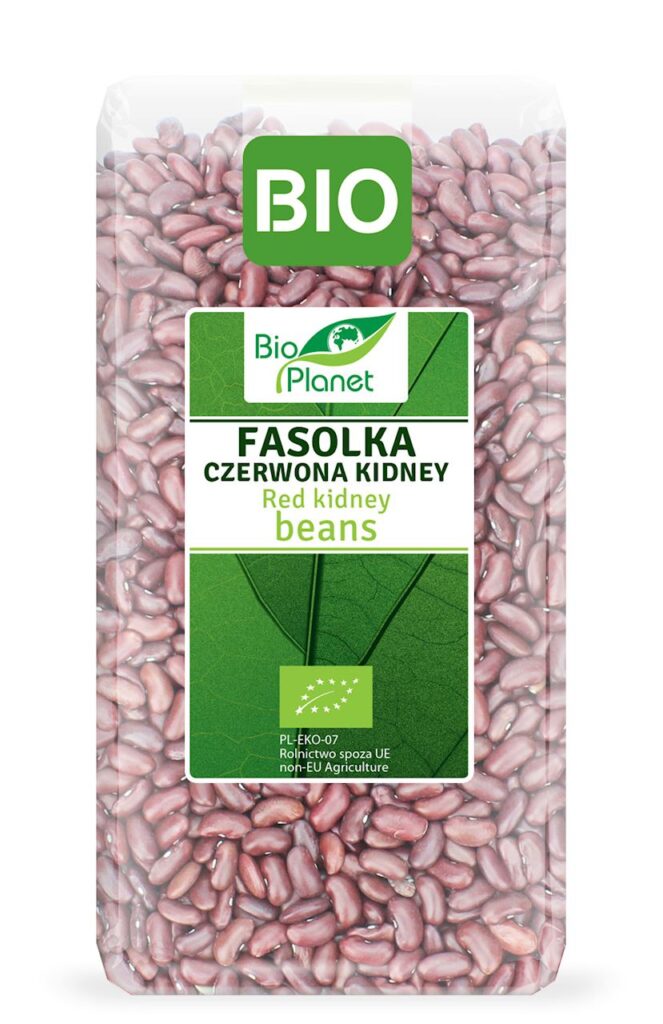 FASOLKA CZERWONA KIDNEY BIO 500 g – BIO PLANET